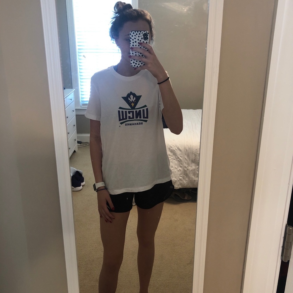 White UNCW T-Shirt